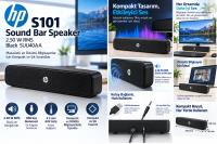 HP S101 Sound Bar Speaker 2.50 W RMS Black 5UU40AA